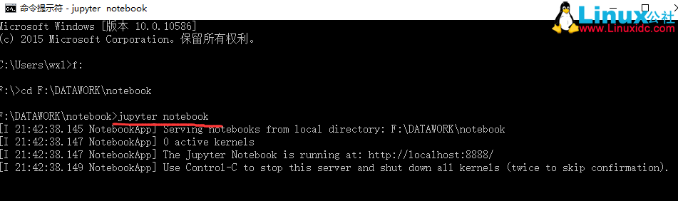 Python,Jupyter Notebook，IPython快速安装教程www.linuxidc.com@linuxidc