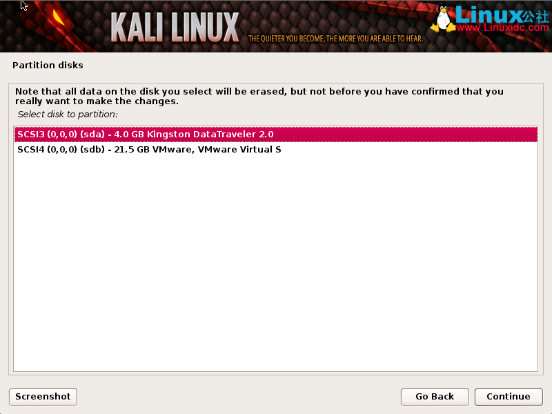 加密安装Kli Linux