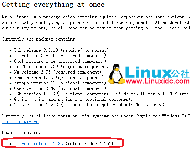 Linux平台下NS-2安装