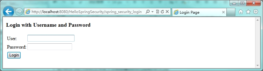 Spring Security身份认证之HelloSpringSecurity