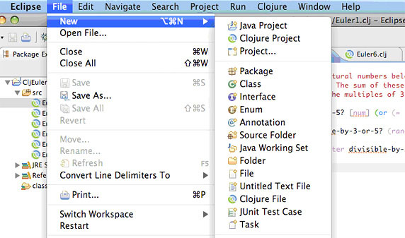 使用 Eclipse 的 Clojure 插件 clojure-dev